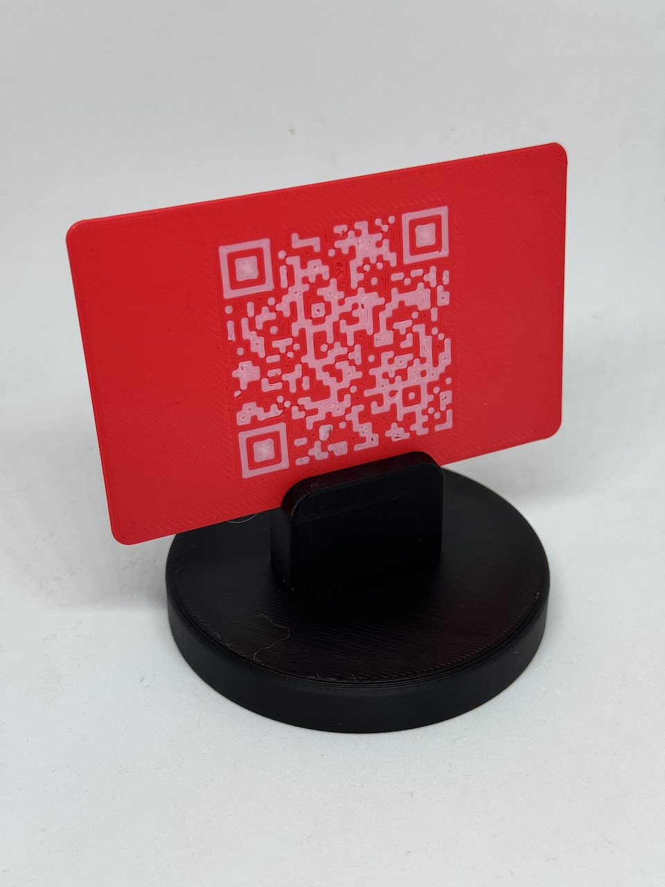 QR-Visitenkarte rot/weiß