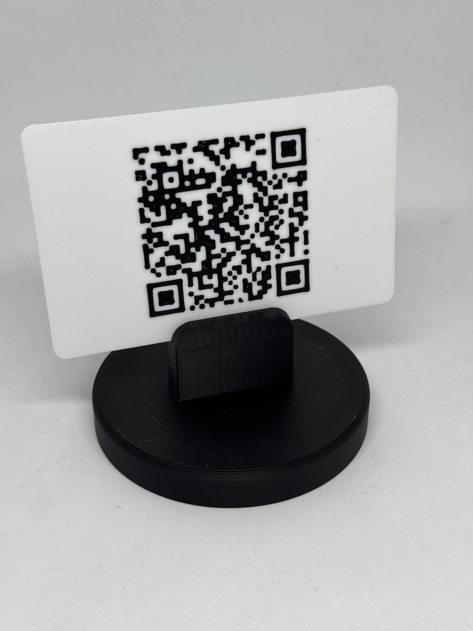 QR-Visitenkarte weiß/schwarz