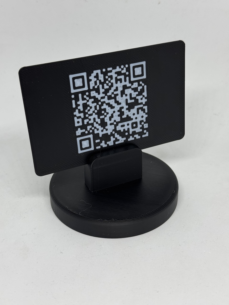 QR-Visitenkarte schwarz/weiß